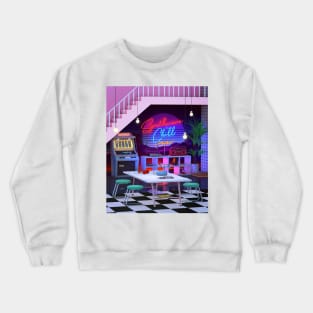 Synthwave And Chill Crewneck Sweatshirt